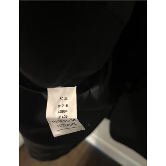 Jos. A Bank Signature Suit Blazer 100% Wool 2 Button 50 Xlong Navy New Jacket - Picture 7 of 11